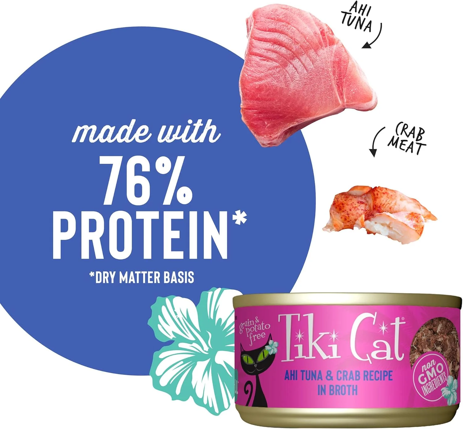 Tiki Cat Grill Wet Cat Food, Ahi Tuna & Crab - Image 5