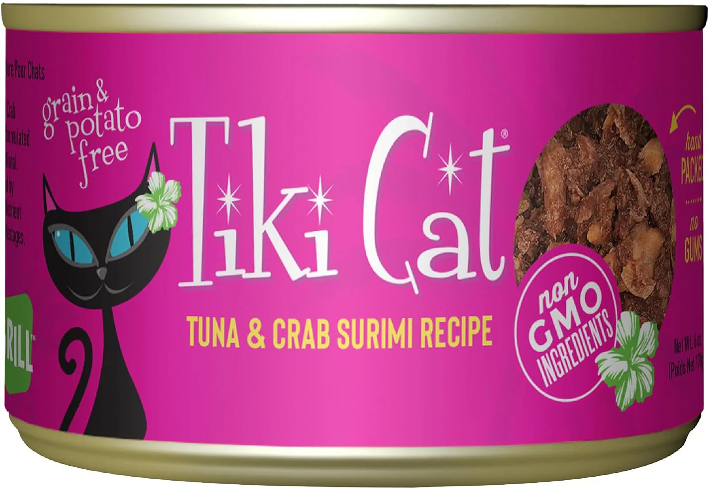 Tiki Cat Grill Wet Cat Food, Tuna & Crab Surimi