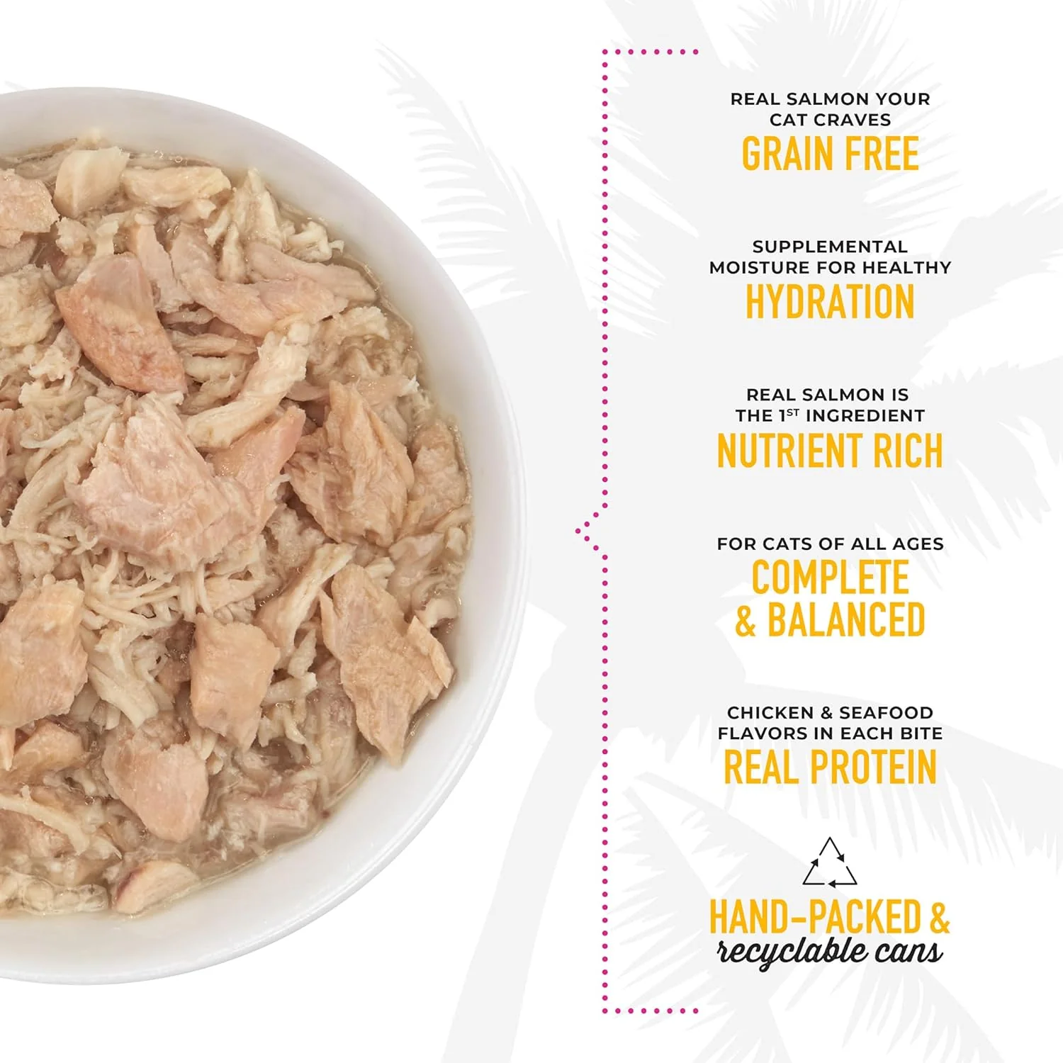 Tiki Cat Luau Shredded Meat, Wild Salmon & Chicken Recipe in Chicken Consumme, Grain-Free Balanced Nutrition Wet Canned Cat Food, For All Life Stages - Image 5