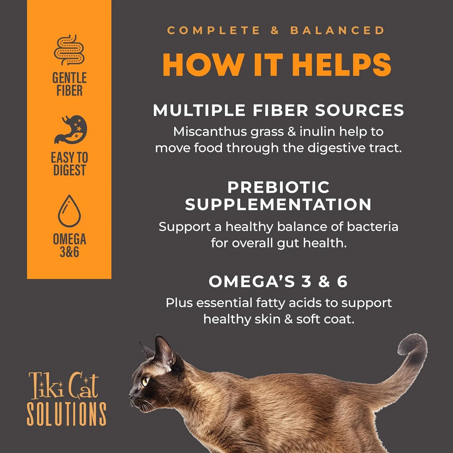 Tiki Cat Solutions Dry Cat Food, Digestion, Lamb & Egg - Image 6