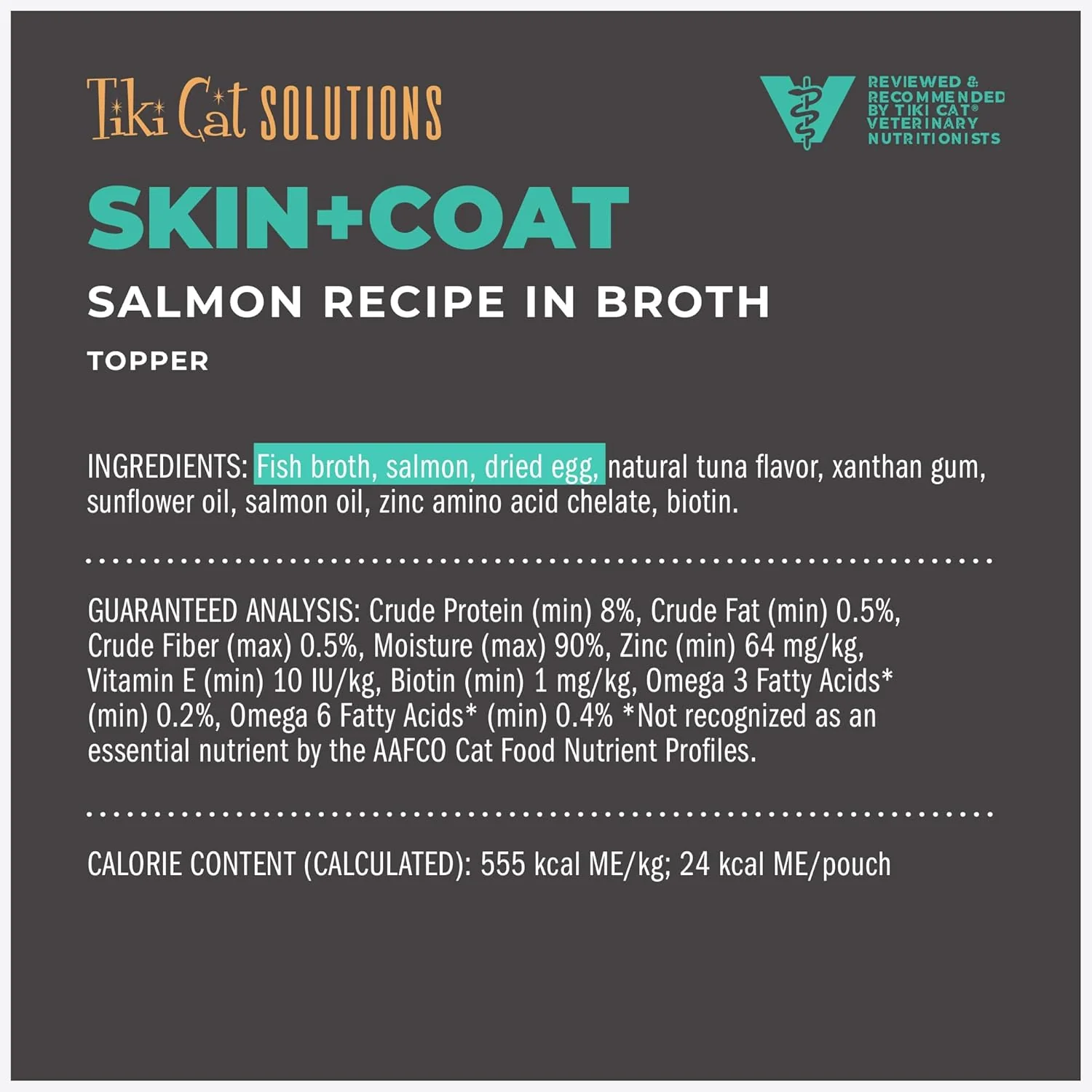 Tiki Cat Solutions Topper Multipack, Skin Coat, Salmon Recipe in Broth - Image 5