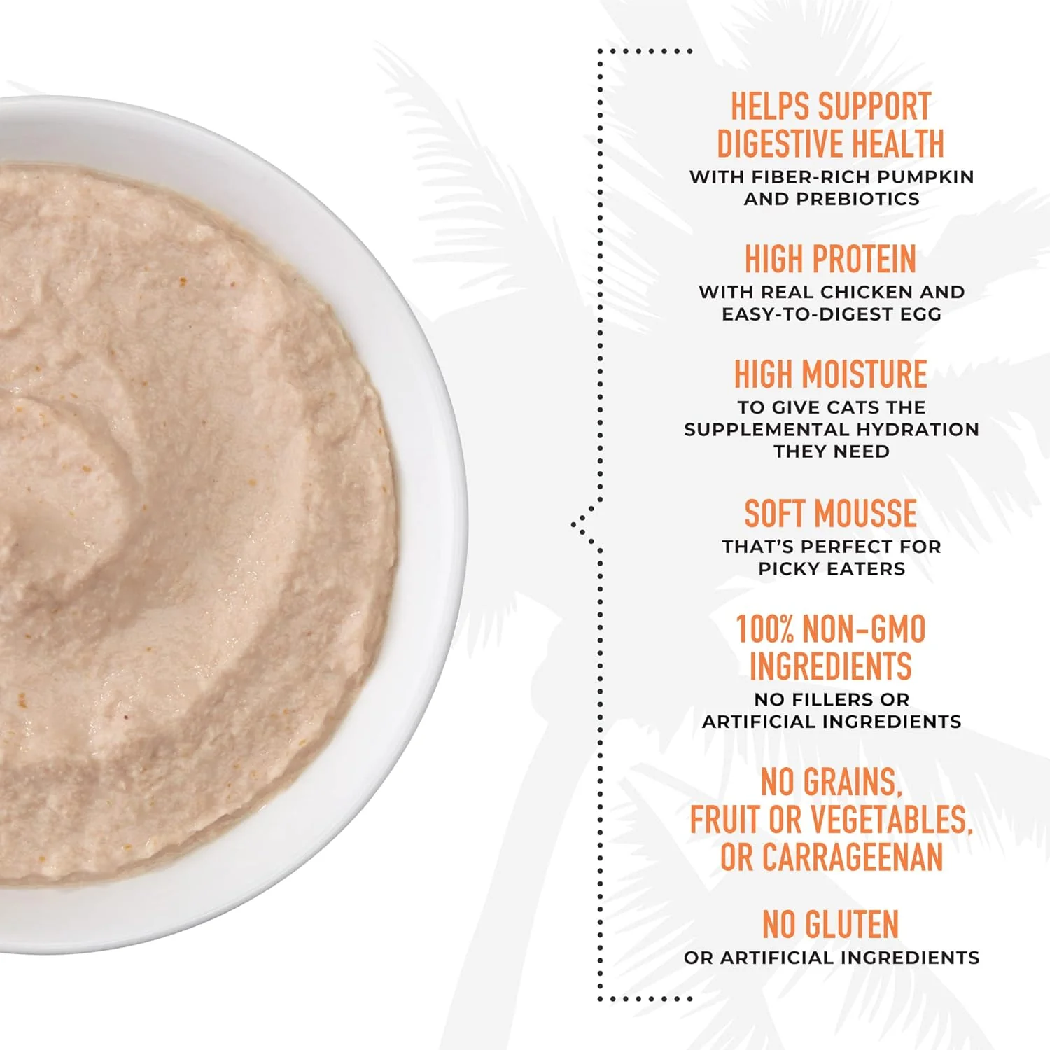 Tiki Cat Special Digestion Mousse, Chicken & Egg Recipe in Broth, Formulated to Support Healthy Digestion, Functional Wet Cat Food - Image 4