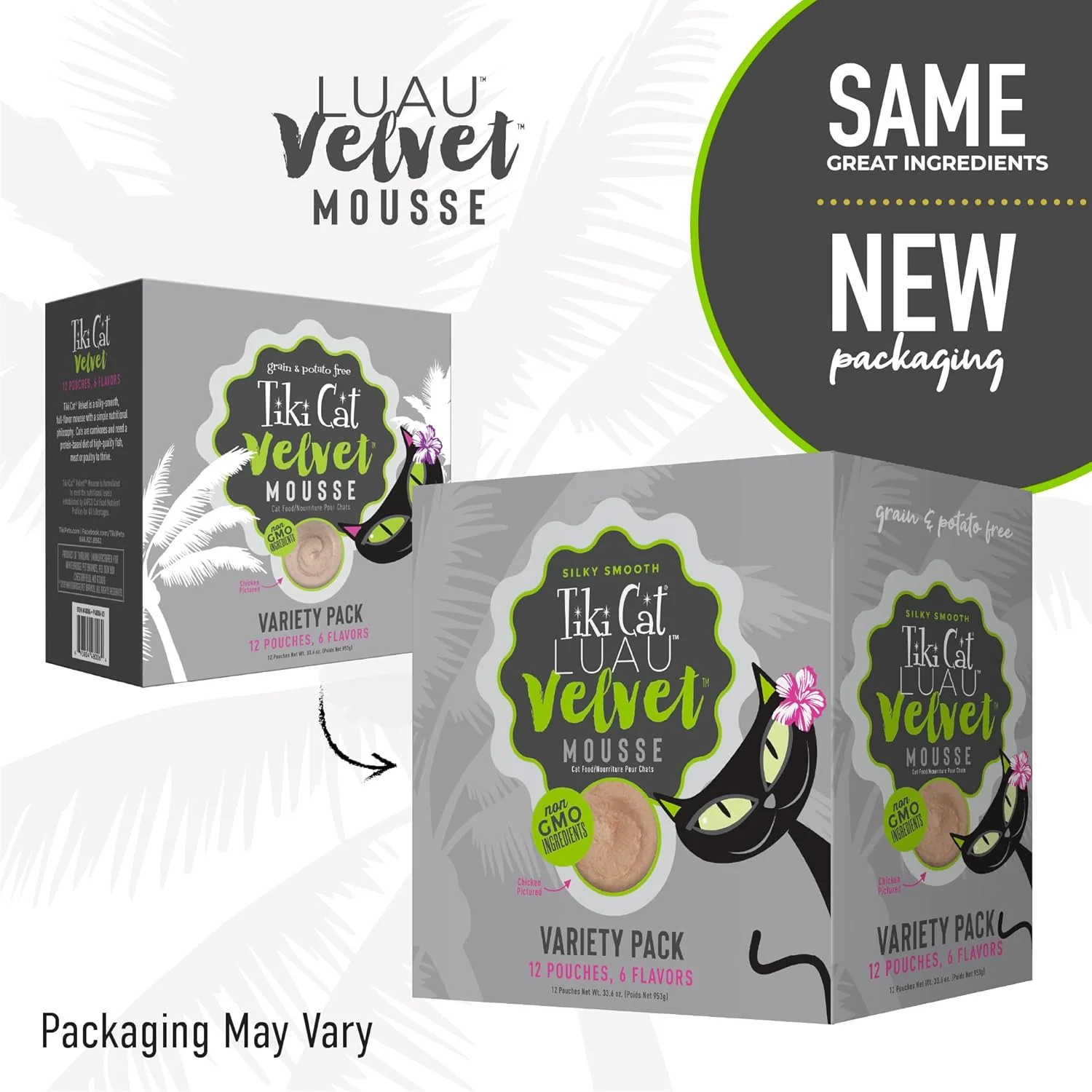 Tiki Cat Velvet Mousse, Protein Blend in Broth Variety Pack, Complete Nutrition for Balanced Diet, Wet Cat Food For All Life Stages - Image 3