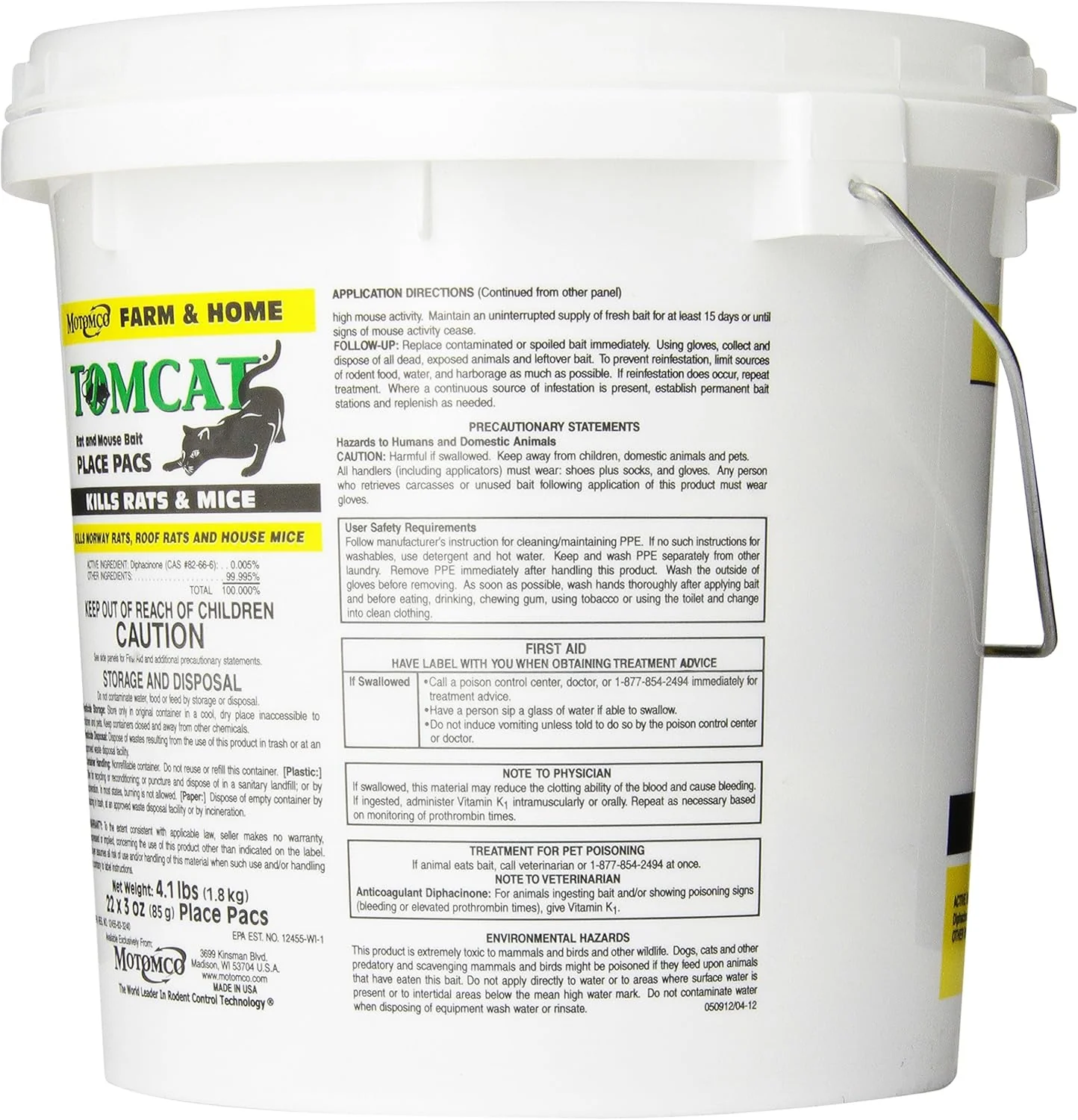 TOMCAT® Rat and Mouse Bait Place Pacs - Image 5