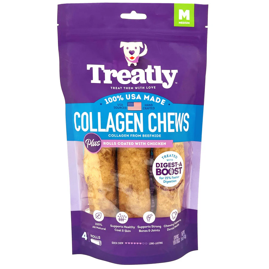 Treatly Collagen Chew Rolls Dog Treats Chicken - Image 2