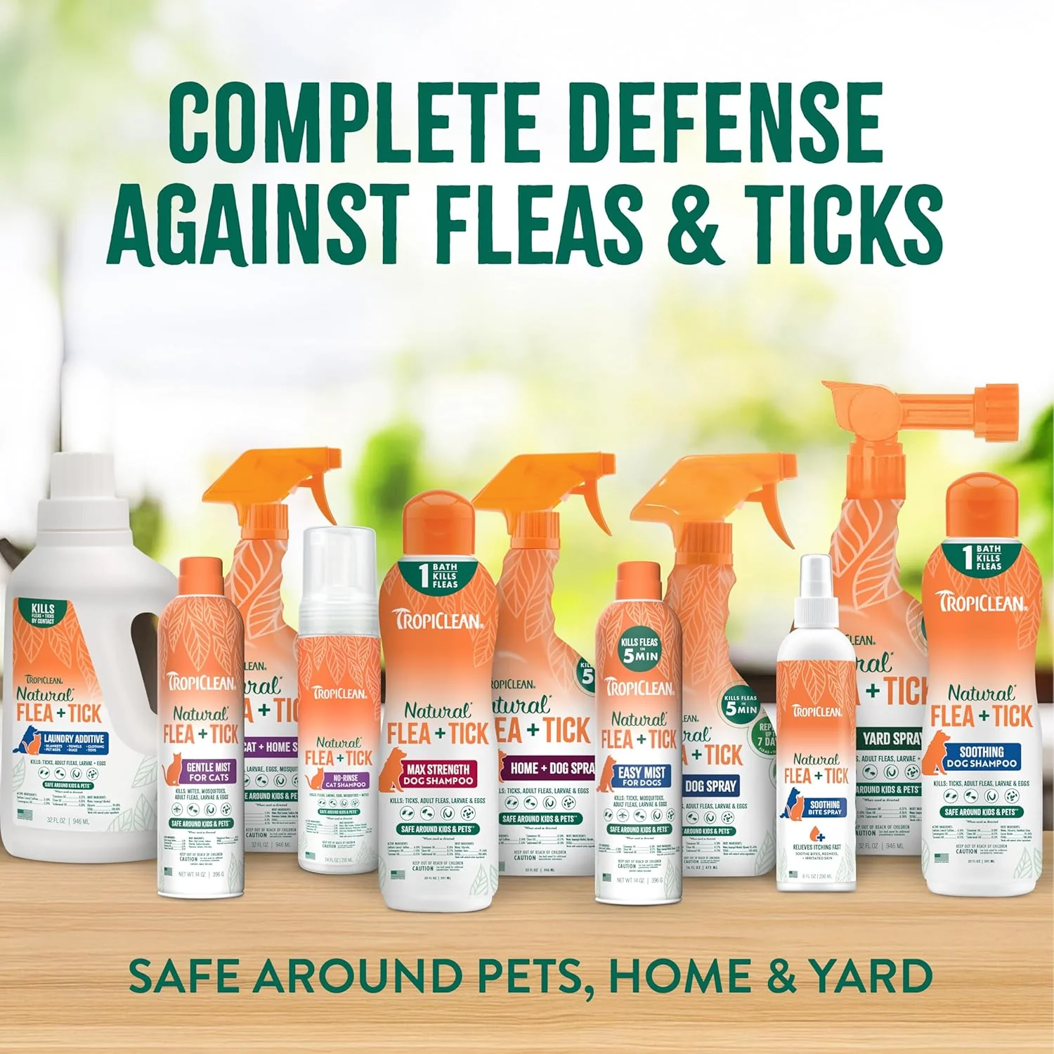 TropiClean Flea and Tick Laundry Additive, Laundry Detergent Booster, Safe for Dogs, Cats, & Home, Powerful Treatment Laundry Addition 32 oz - Image 7