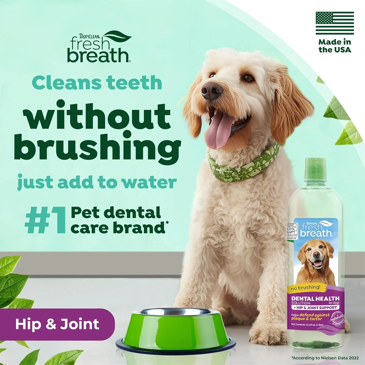 TropiClean Fresh Breath | Breath Freshener and Teeth Cleaning Solution | 33.8 oz - Image 2