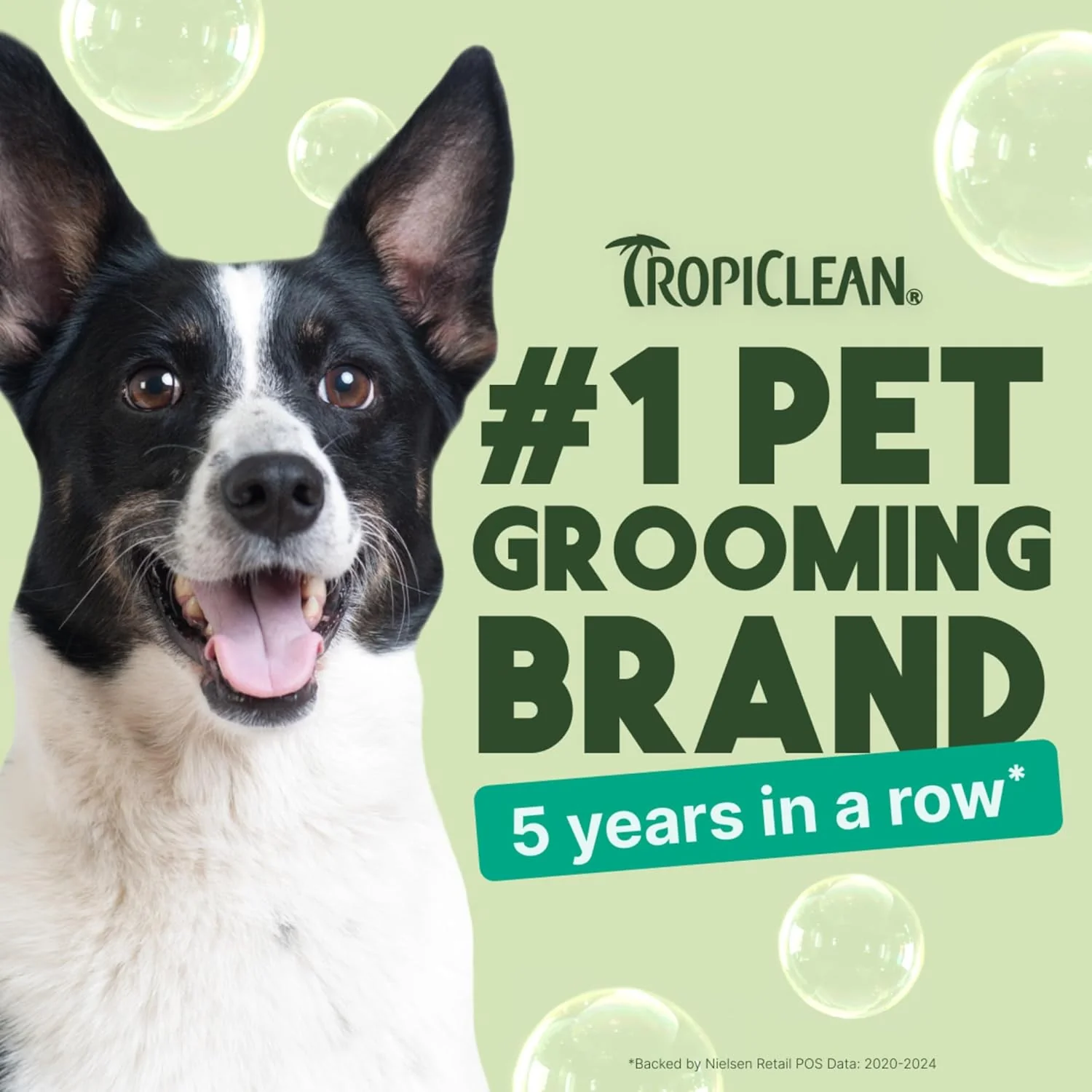 TropiClean Oatmeal Dog Shampoo for Itchy Skin Relief, Soothing Medicated Itch Relief, with Vitamin E, Puppy Safe, Made in USA, Cat Friendly, 20 oz. - Image 4