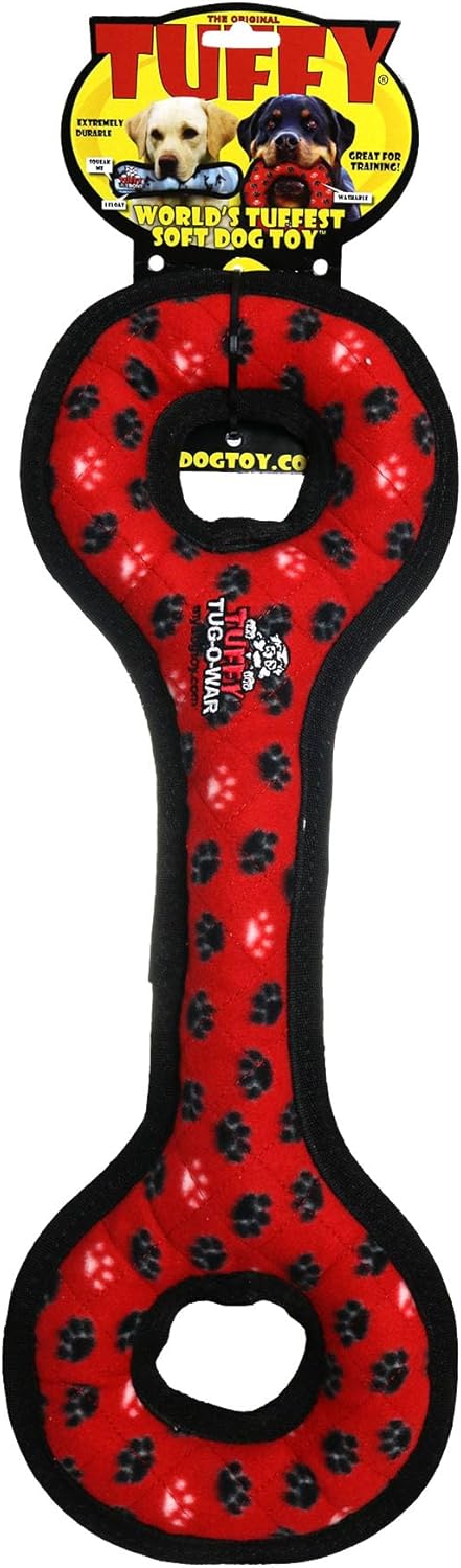 TUFFY® - World's Tuffest Soft Dog Toy® - Ultimate Tug-O-War - Squeakers - Multiple Layers. Made Durable, Strong & Tough. Interactive Play (Tug, Toss & Fetch). Machine Washable & Floats. - Image 6