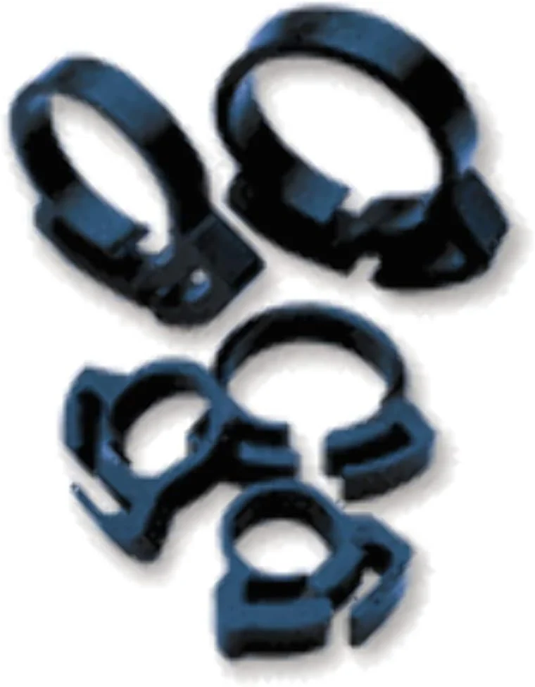 Two Little Fishies  6-Piece Plastic Hose Clamp Set - Image 2