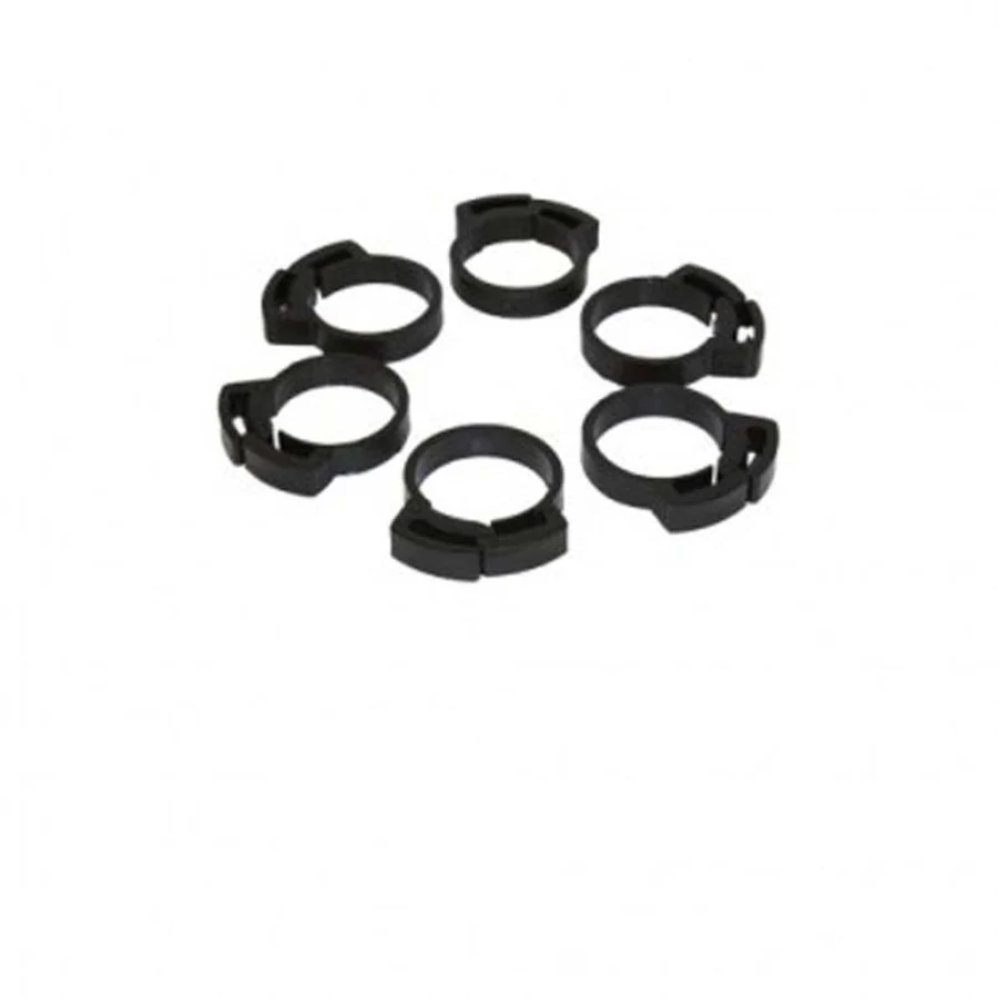 Two Little Fishies  6-Piece Plastic Hose Clamp Set - Image 3