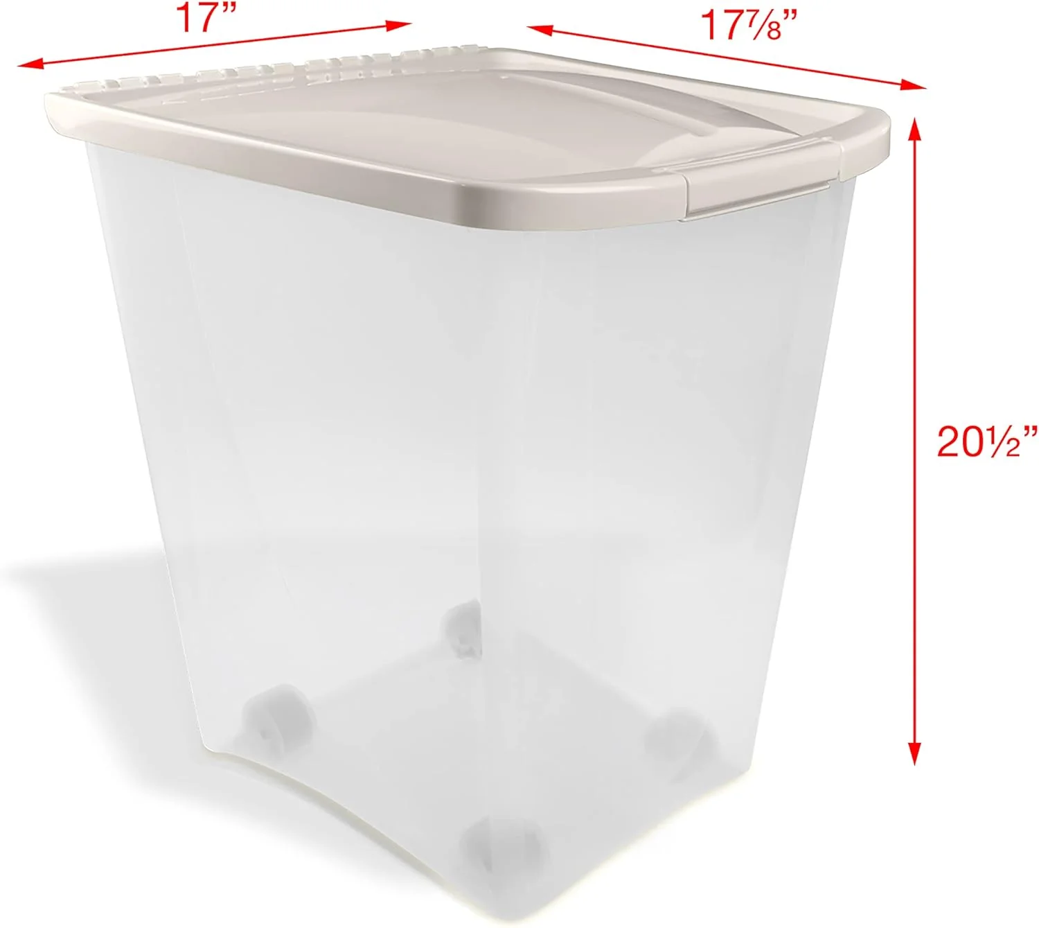 Van Ness Food Container with Fresh-Tite Seal and Wheels - Image 3