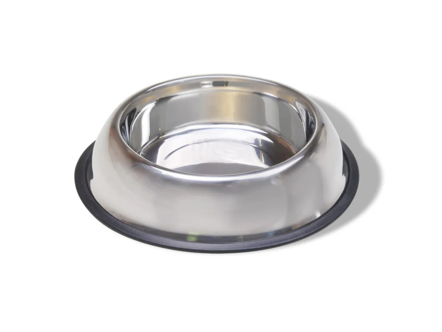 Van Ness Pets Medium Non Tip Stainless Steel Dog Bowl, Food and Water Dish, Wide Base Prevents Spills - Image 3