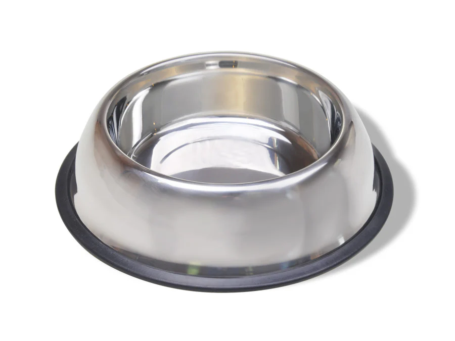 Van Ness Pets Medium Non Tip Stainless Steel Dog Bowl, Food and Water Dish, Wide Base Prevents Spills - Image 4