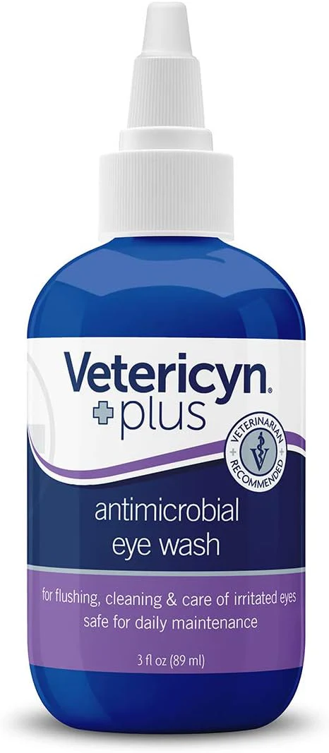 Vetericyn Plus Dog and Cat Eye Wash | Eye Drops for Dogs and Cats to Flush and Soothe Eye Irritations, Dog Tear Stain Cleaner, Safe for All Animals. 3 ounces - Image 2
