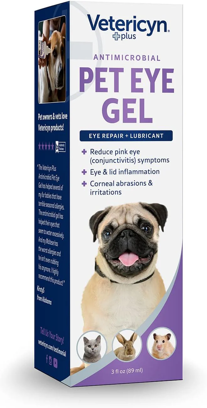 Vetericyn Plus Pet Eye Gel | Dog and Cat Eye Ointment Alternative to Lubricate and Relieve Eye Irritations and Abrasions, Reduce Symptoms of Pink Eye in Dogs and Cats. 3 ounces - Image 7