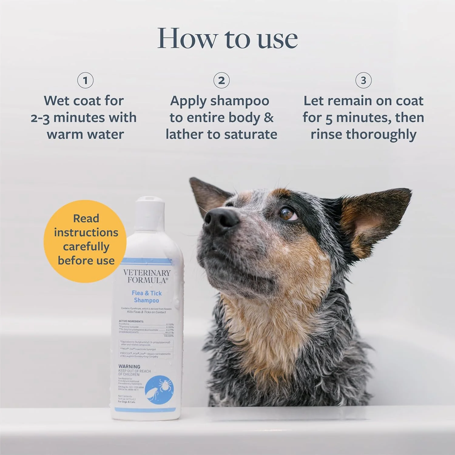 Veterinary Formula Flea and Tick Shampoo for Dogs and Cats - Image 5