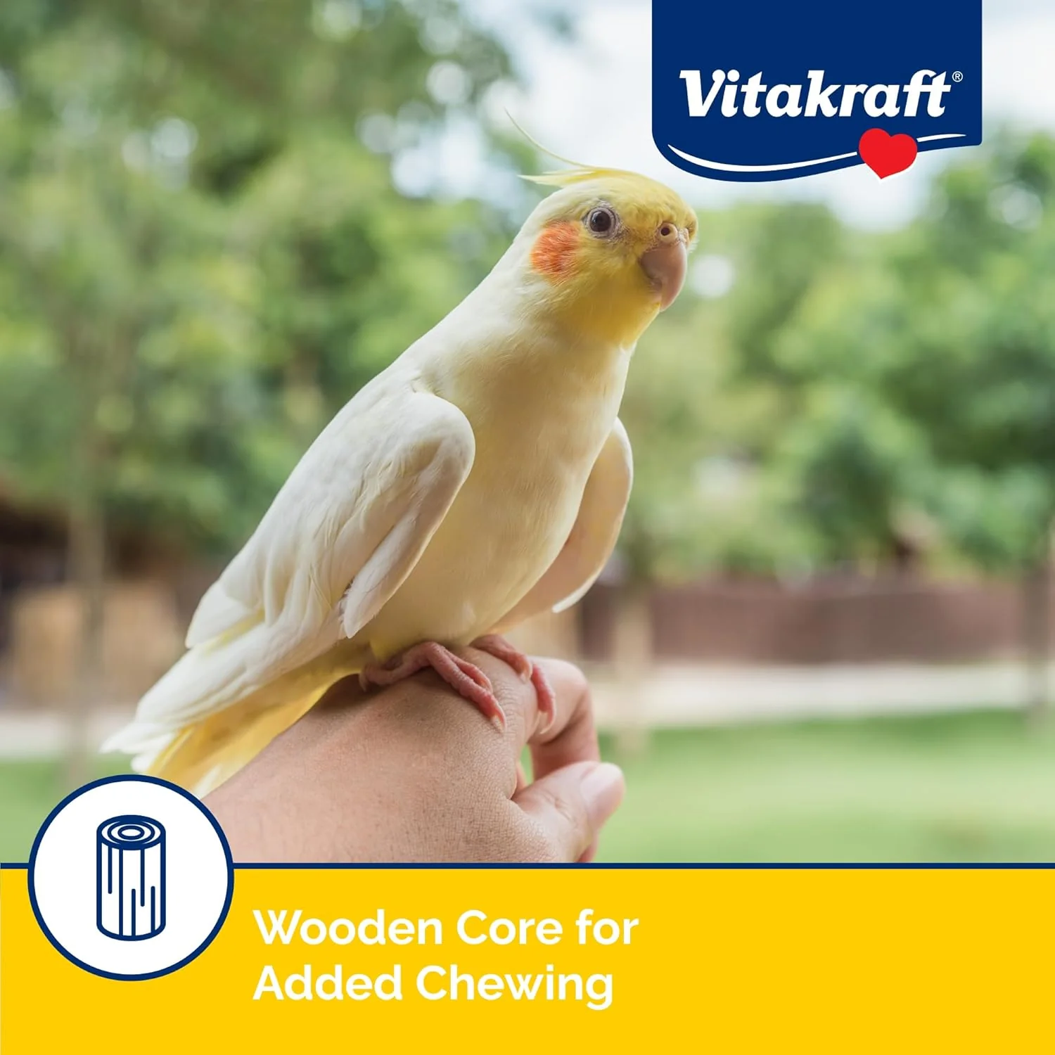 Vitakraft Crunch Sticks Cockatiel Treat - Apple and Honey - Pet Bird Treat Toy - Image 5