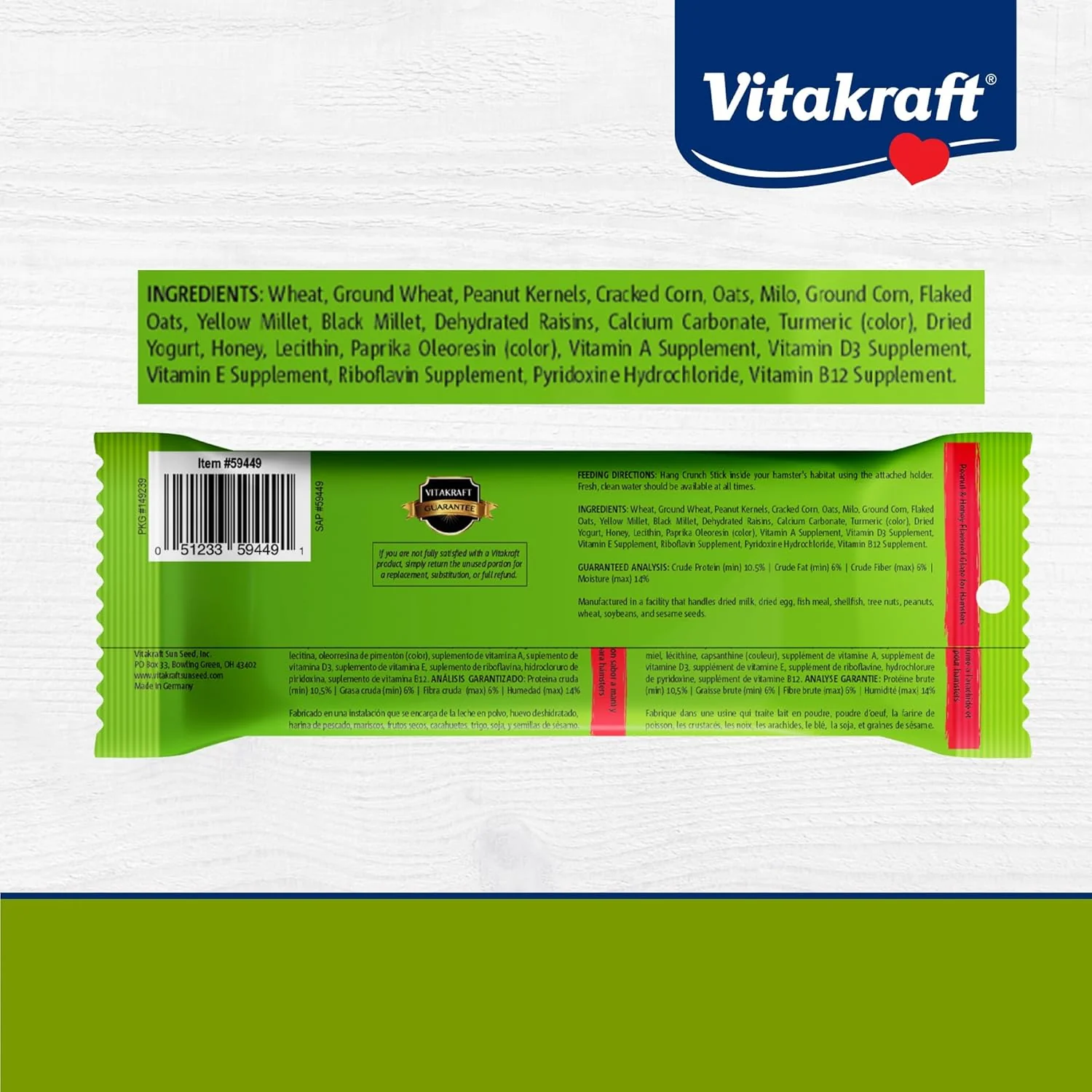 Vitakraft Crunch Sticks Hamster Treat - Hamster Chew Sticks - Image 5