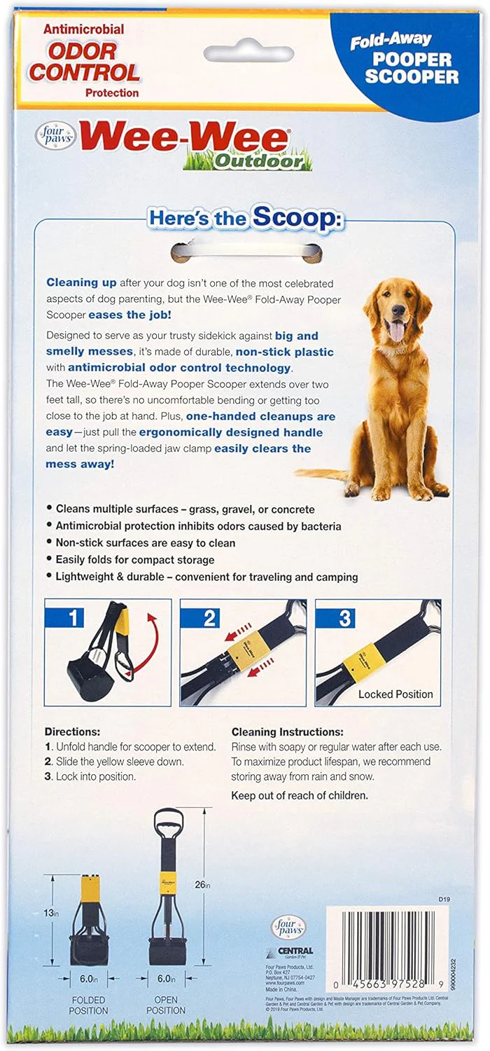 Wee-Wee Dog Waste Fold-Away Pooper Scooper - Image 7