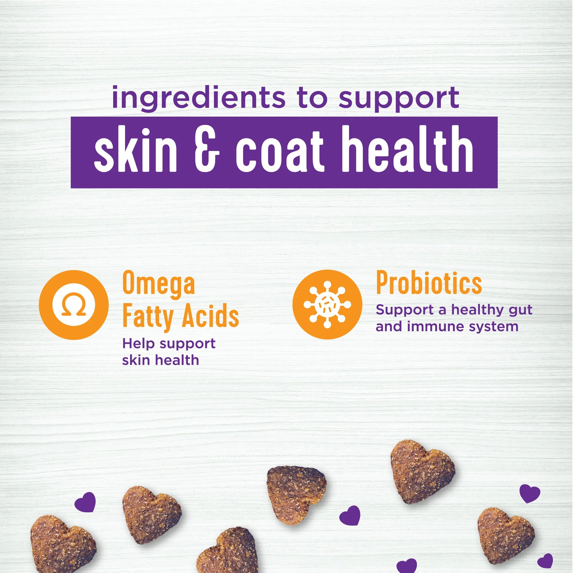 Wellness Barkin' Bacon Flavored Soft Chew Skin & Coat Supplements for Dogs - Image 6