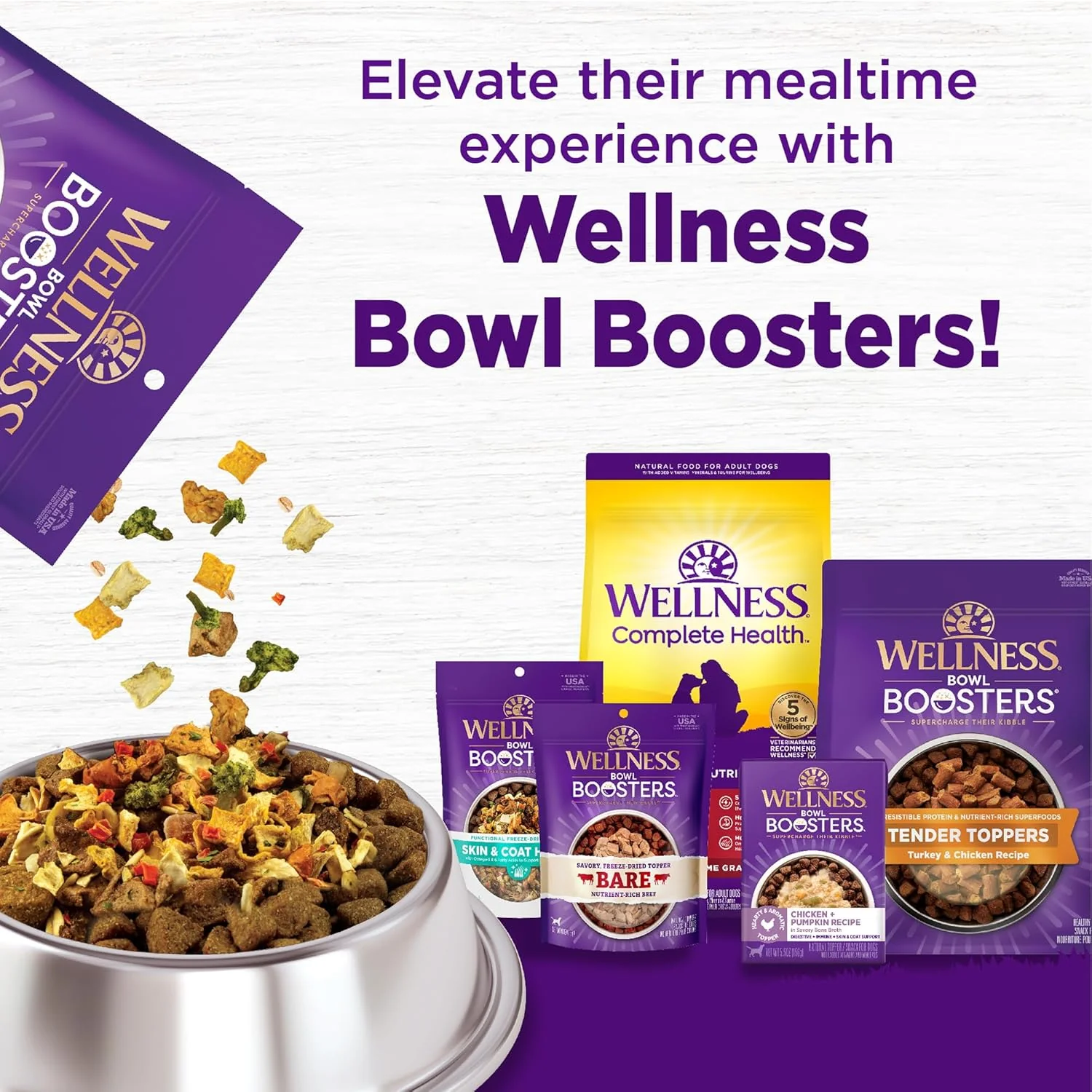 Wellness Complete Health Dry Dog Food, Wholesome Grains, Natural, Beef & Barley Recipe - Image 8
