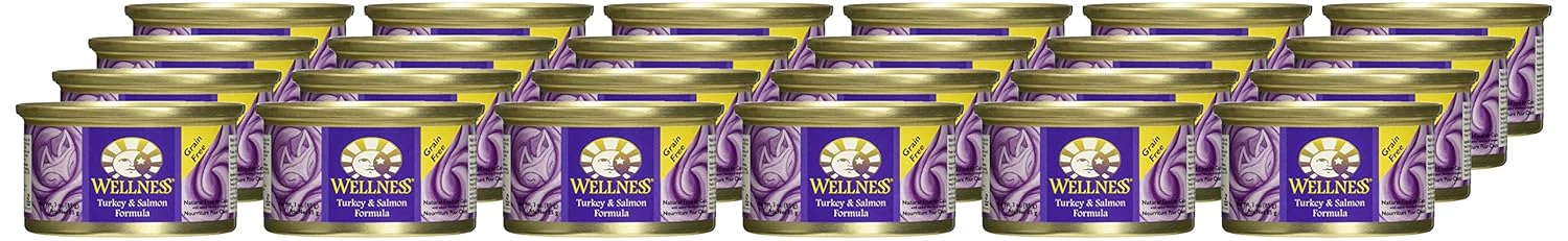 Wellness Complete Health Grain Free Turkey & Salmon Natural Wet Canned Cat Food - Image 11