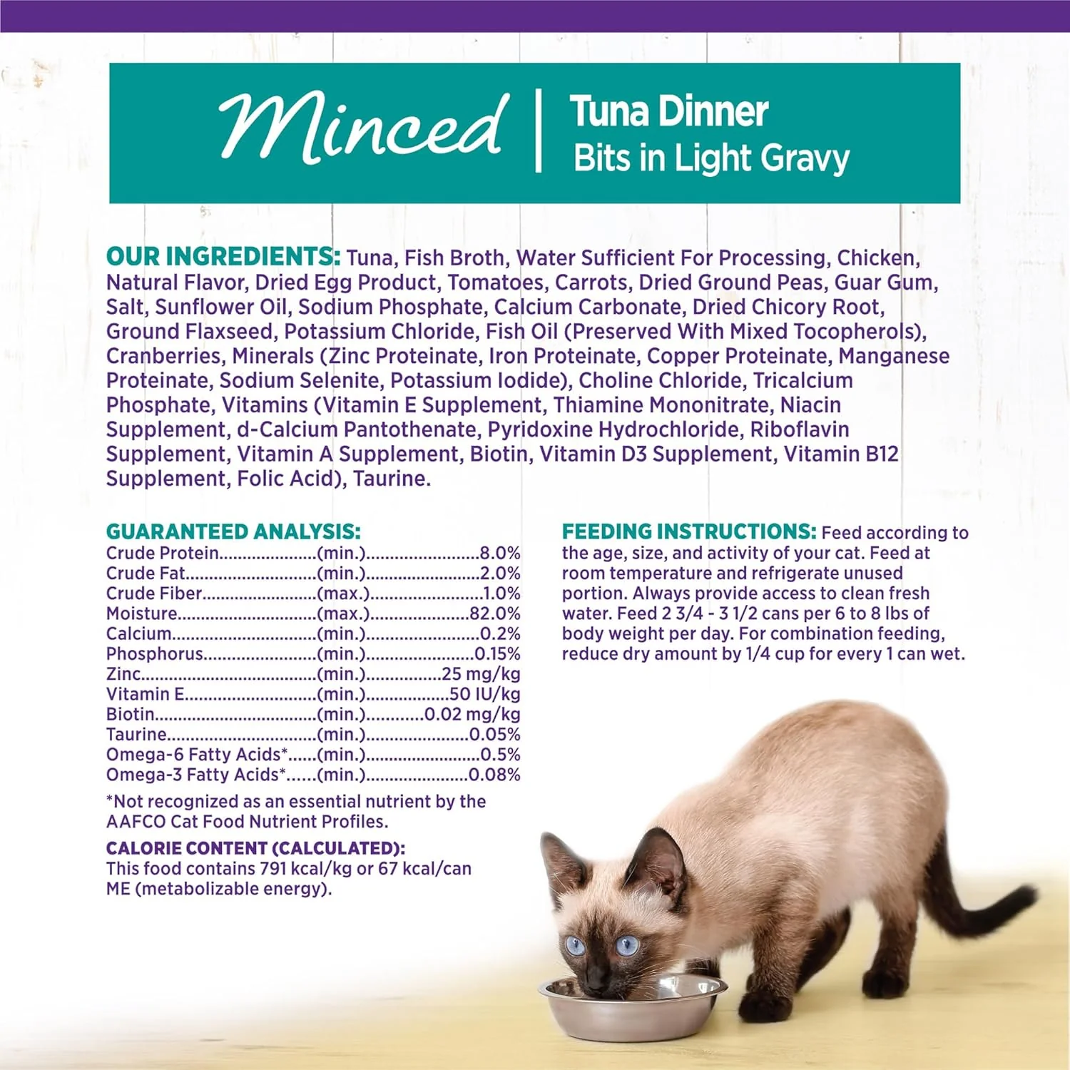 Wellness Complete Health Minced Adult Wet Cat Food, Natural, Protein-Rich, Grain Free(Tuna Entrée) - Image 8