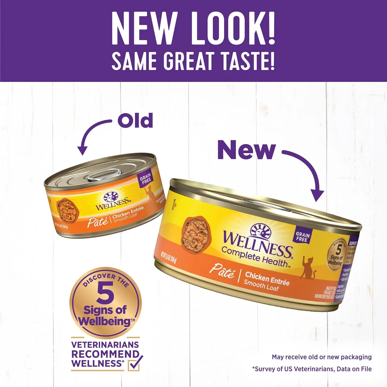 Wellness Complete Health Pate Adult Wet Cat Food, Natural, Protein-Rich, Grain Free - Image 2
