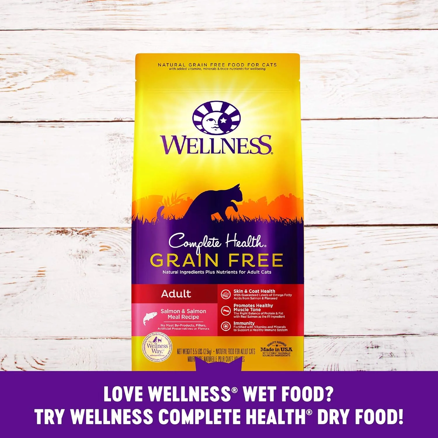 Wellness Complete Health Pate Adult Wet Cat Food, Natural, Protein-Rich, Grain Free(Turkey & Salmon) - Image 8