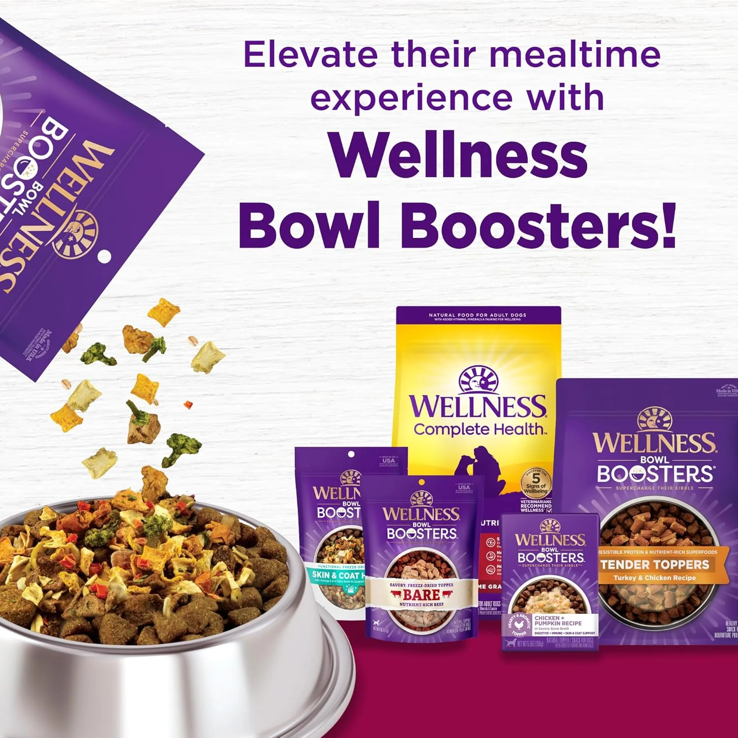 Wellness Complete Health Small Breed Adult Dry Dog Food with Grains and Real Turkey, Natural Ingredients, Omega Fatty Acids, and Probiotics, Made in USA - Image 9