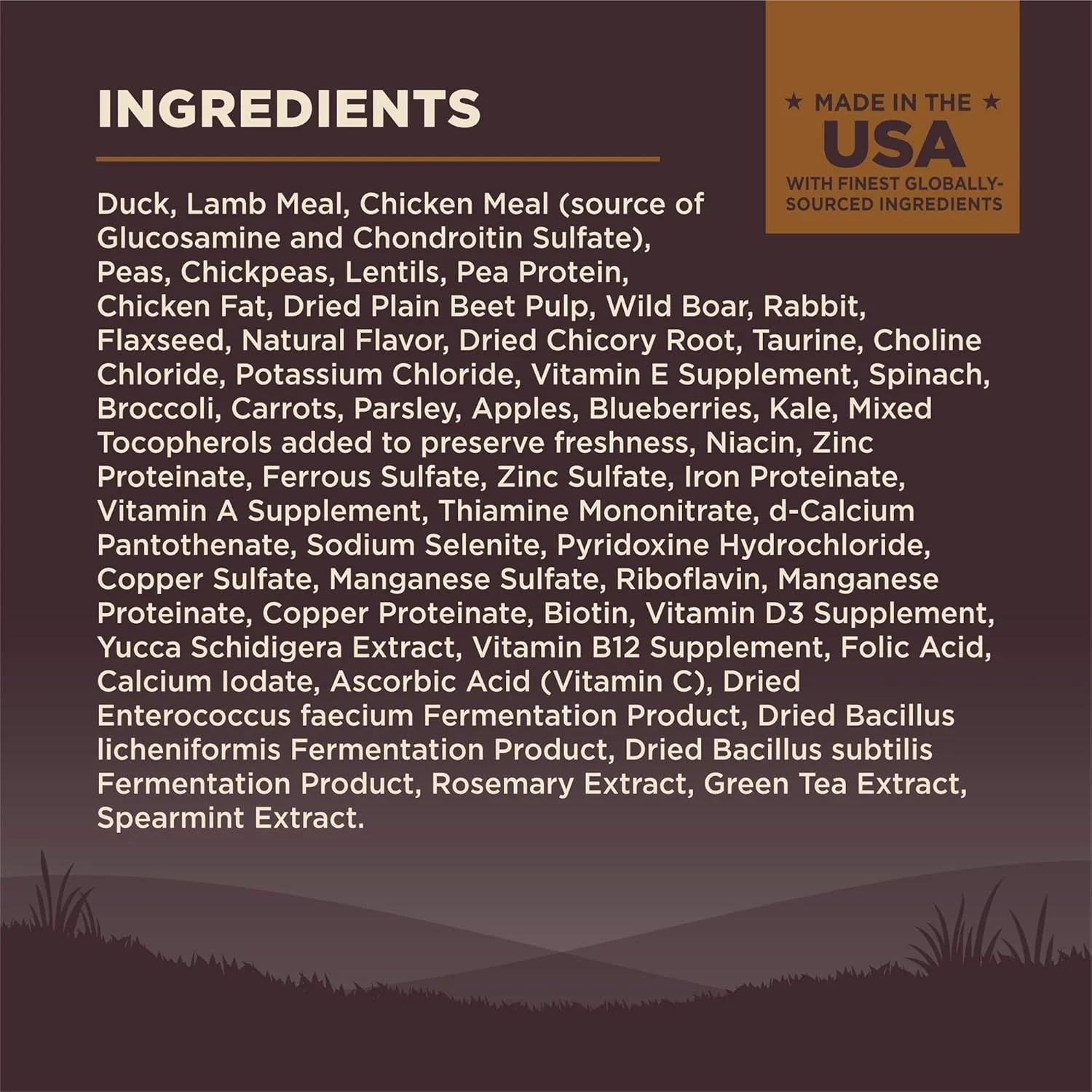 Wellness CORE Grain-Free High-Protein Dry Dog Food, Natural Ingredients, Made in USA with Real Meat, All Breeds, For Adult Dogs (Wild Game Duck, Lamb Meal, Boar & Rabbit) - Image 5