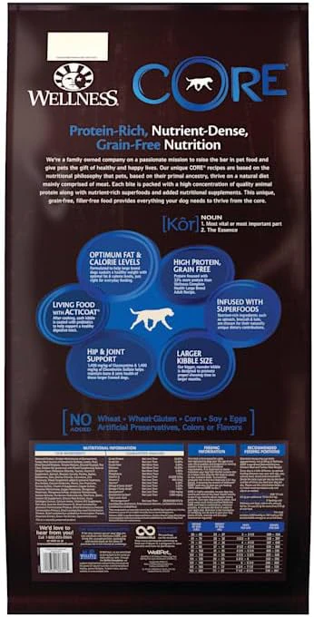 Wellness CORE Natural Grain Free Large Breed Original Dry Dog Food - Image 2