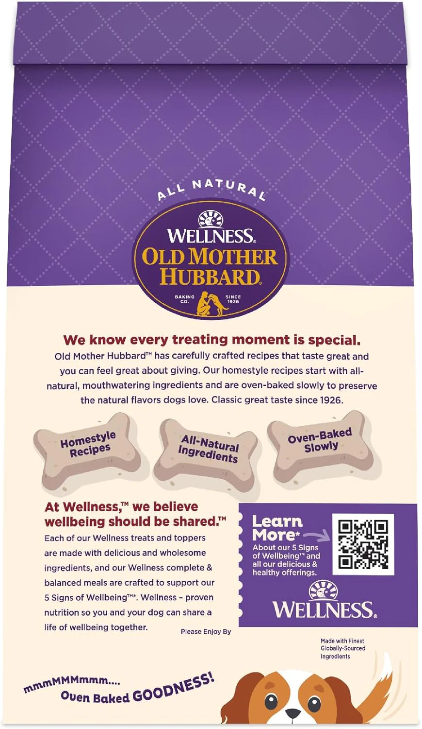 Wellness Old Mother Hubbard Classic Liv'R'Crunch Dog Biscuits, Natural Training Treats, Chicken Liver, Oats, Apple and Carrot Flavor, Mini Size, 20 oz Bag - Image 9