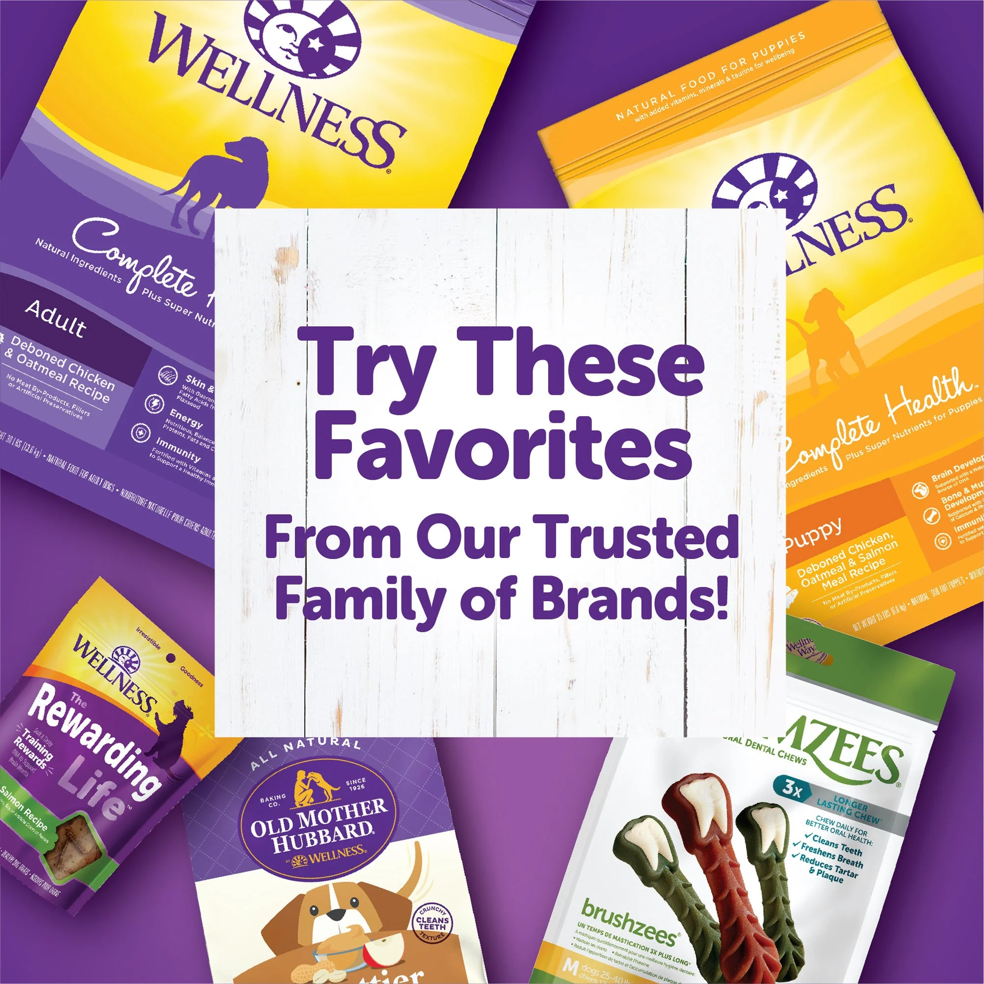 Wellness WellBars Dog Treats, Natural, Training Treat, Grain Free, Crunchy Yogurt, Apples & Banana - Image 3