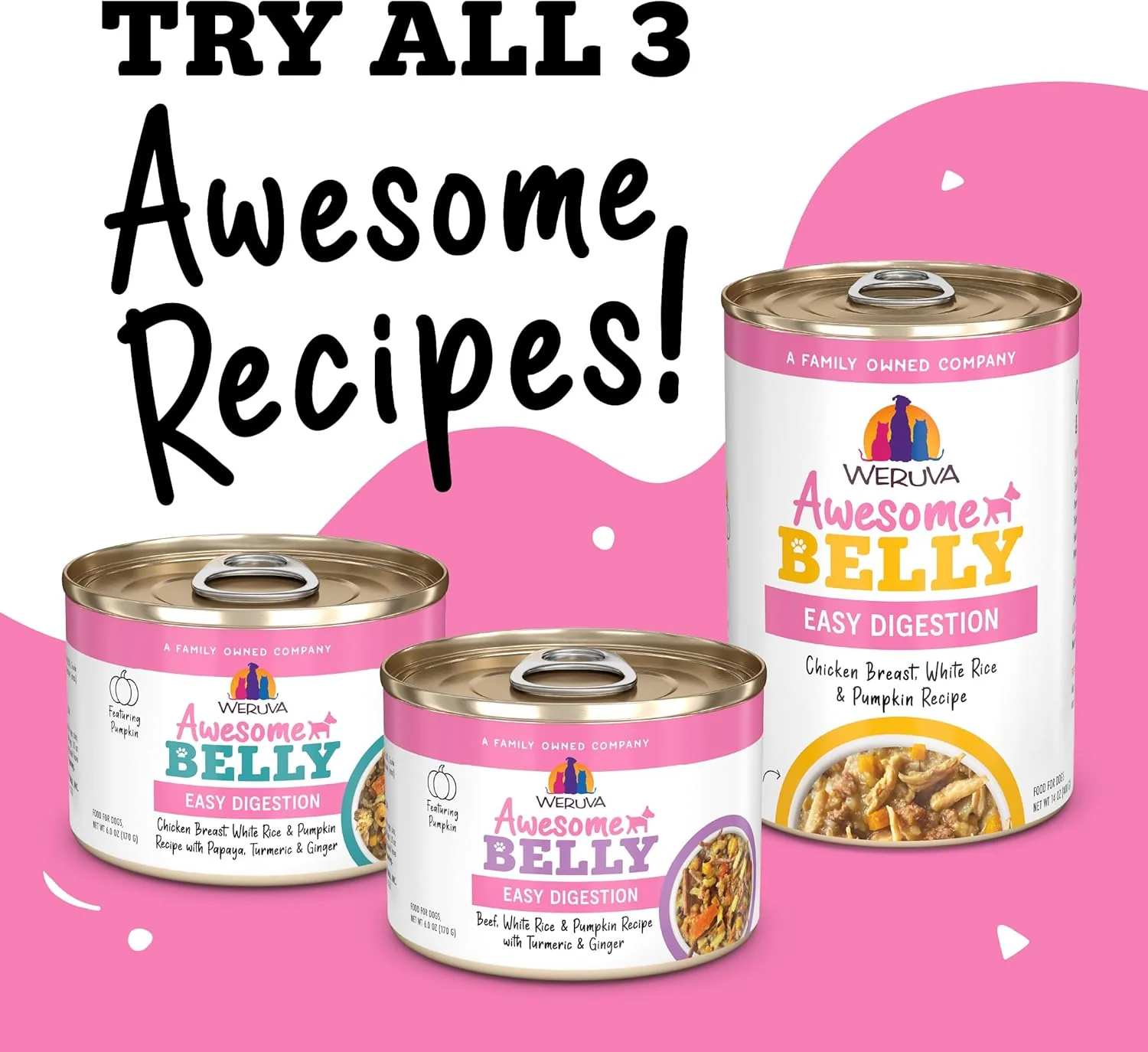 Weruva Awesome Belly, Chicken, White Rice, & Pumpkin (Pack of 8) - Image 8
