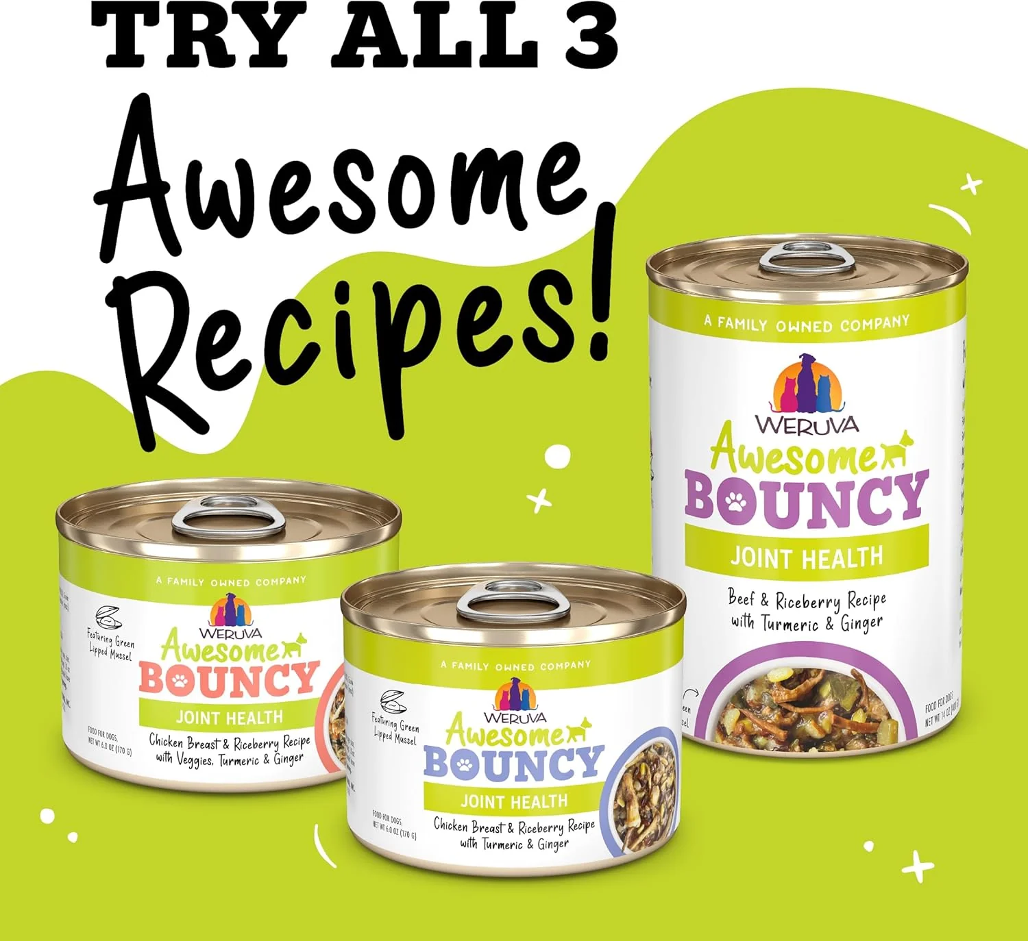 Weruva Awesome Bouncy Wet Dog Food, Beef & Brown Rice - Image 8