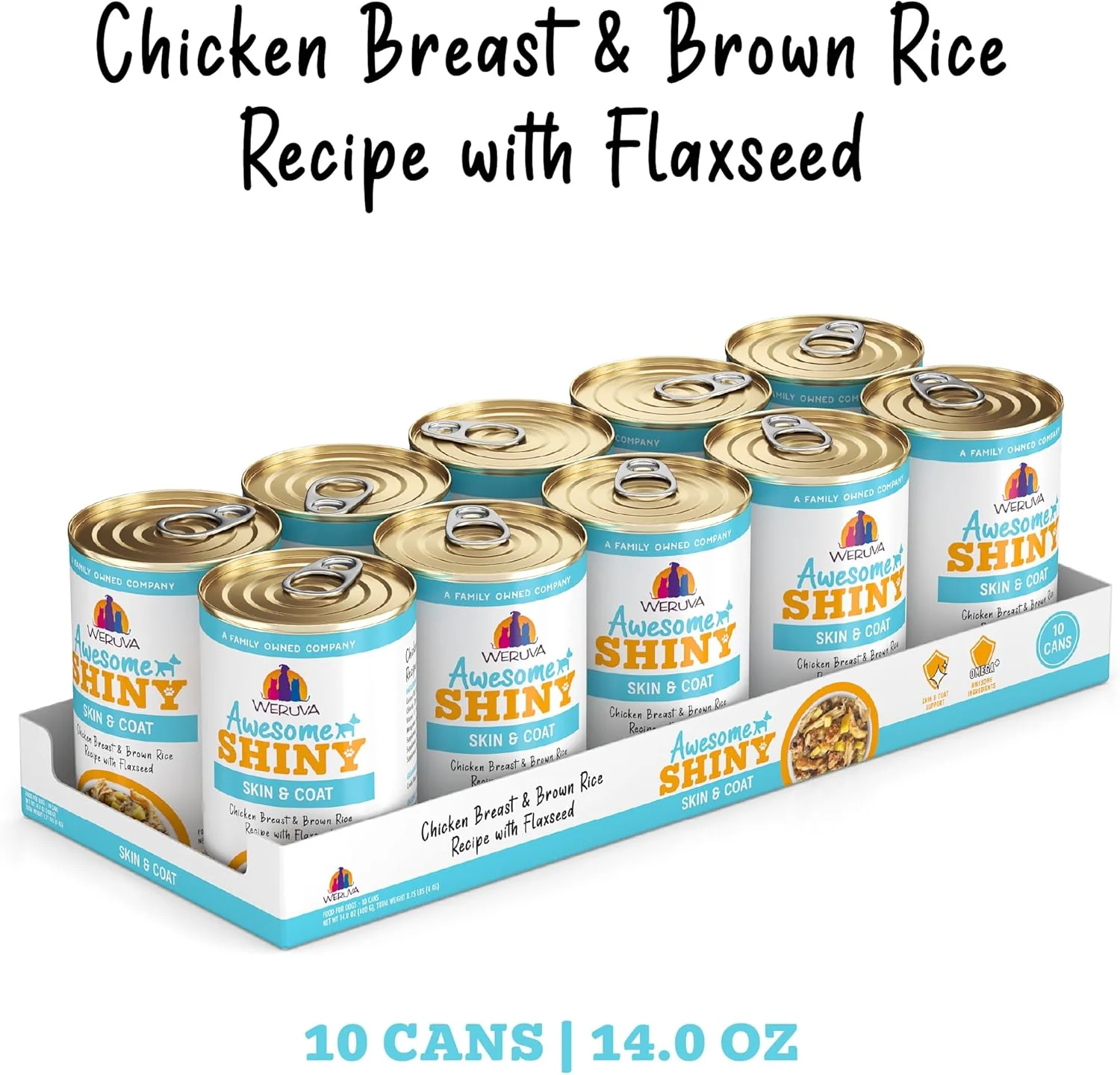 Weruva Awesome Shiny Wet Dog Food, Chicken & Brown Rice - Image 2