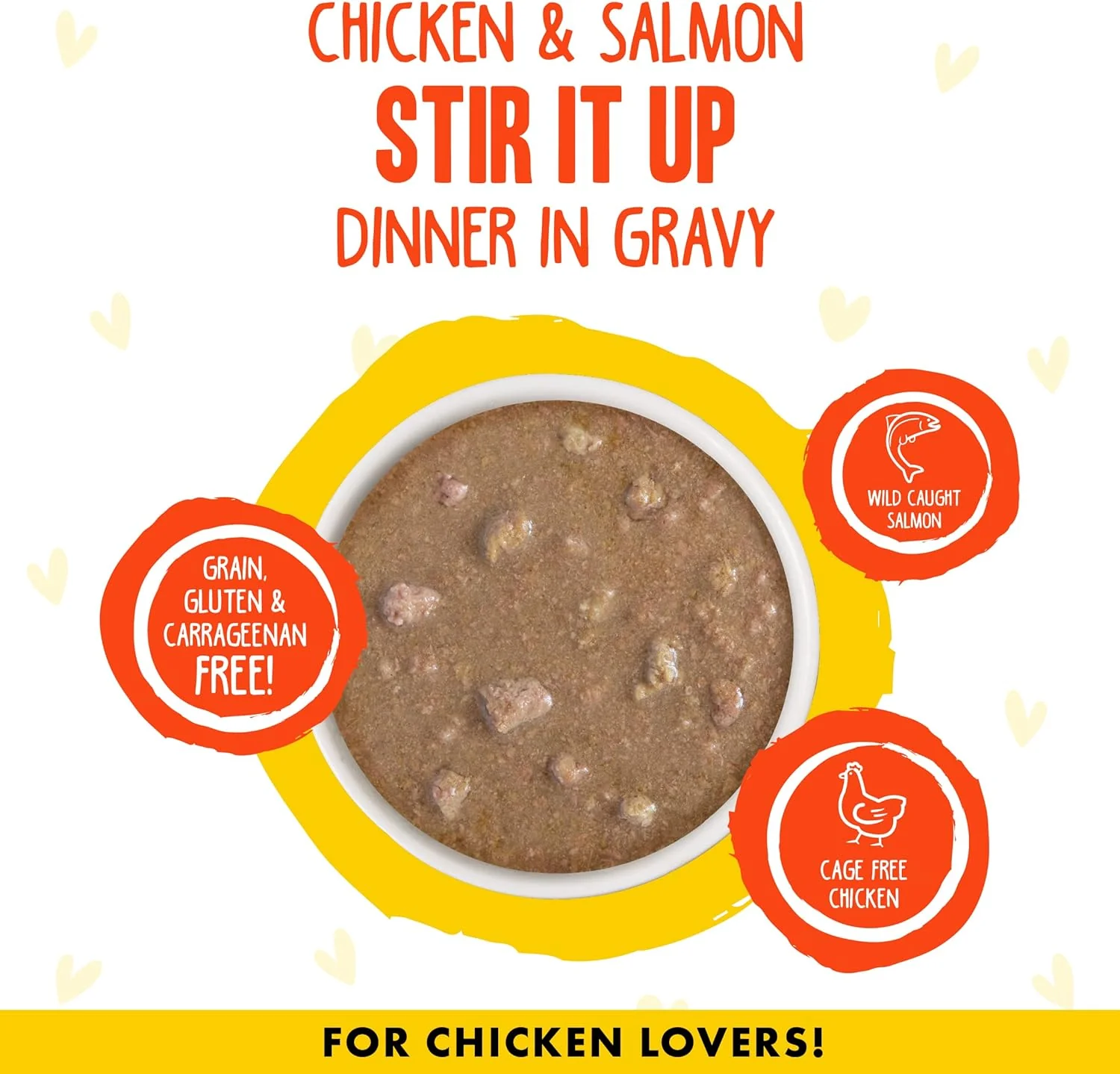 Weruva B.F.F. OMG - Best Feline Friend Oh My Gravy!, Chicken & Salmon Stir It Up with Chicken & Salmon in Gravy - Image 3
