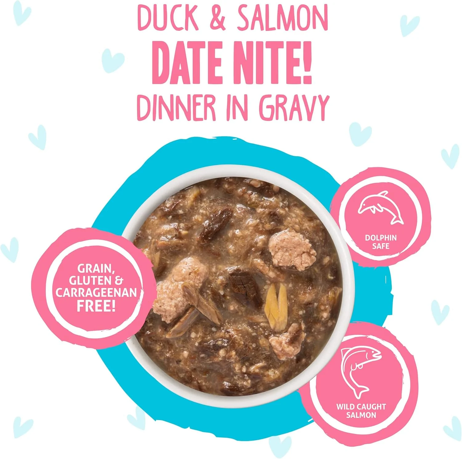 Weruva B.F.F. OMG - Best Feline Friend Oh My Gravy!, Date Nite! with Duck & Salmon in Gravy Cat Food - Image 5