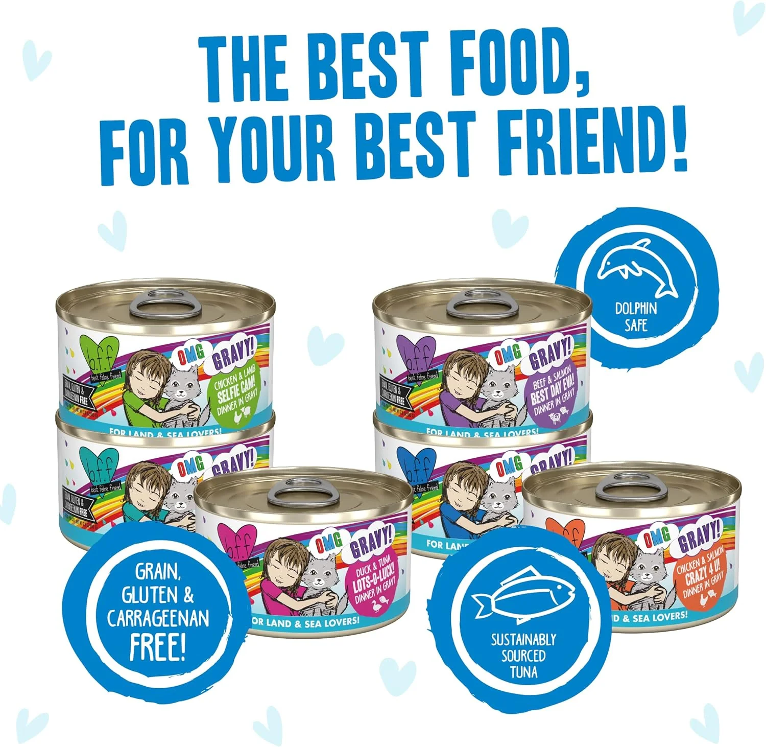 Weruva B.F.F. OMG - Best Feline Friend Oh My Gravy!, Variety Pack, Rainbow Road, Wet Cat Food by - Image 5