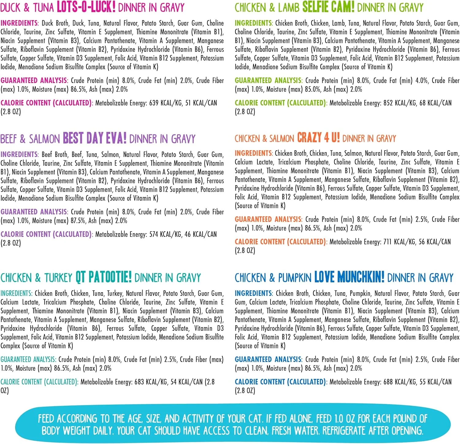 Weruva B.F.F. OMG - Best Feline Friend Oh My Gravy!, Variety Pack, Rainbow Road, Wet Cat Food by - Image 7