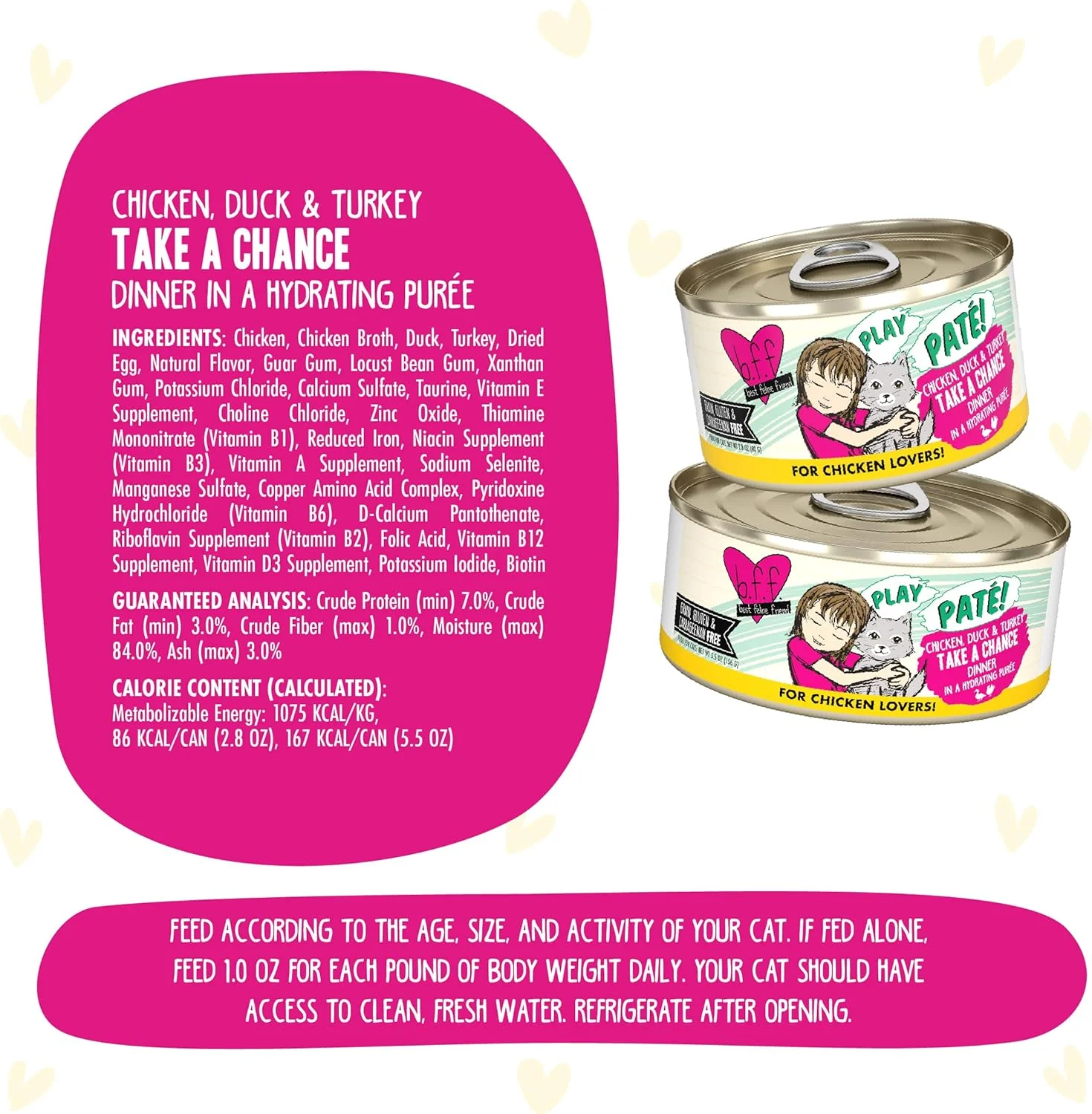 Weruva B.F.F. Play - Best Feline Friend Paté Lovers, Aw Yeah!, Chicken, Duck & Turkey Take a Chance with Chicken, Duck & Turke - Image 7