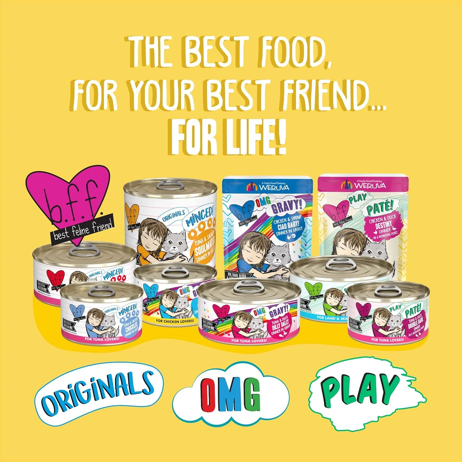 Weruva B.F.F. Play - Best Feline Friend Paté Lovers, Aw Yeah!, Chicken & Turkey Topsy Turvy with Chicken & Turkey - Image 5