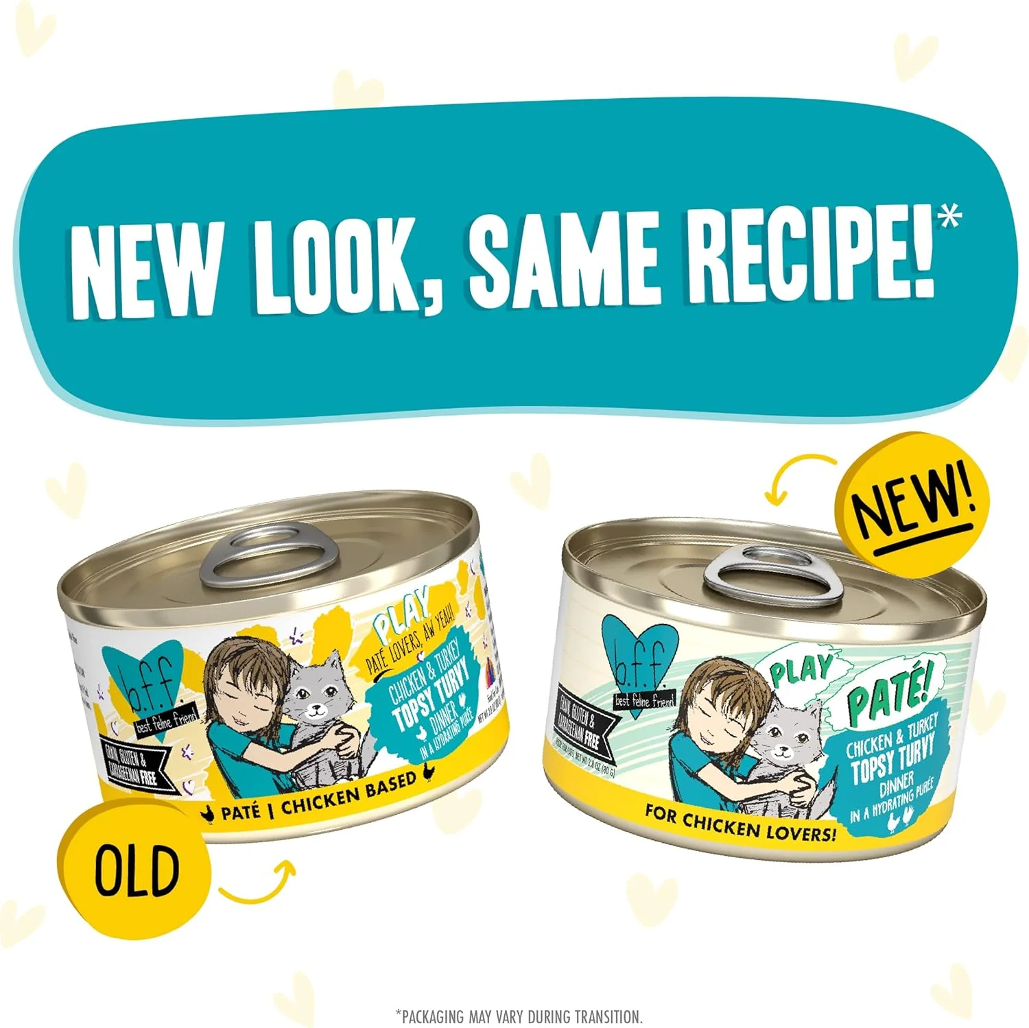 Weruva B.F.F. Play - Best Feline Friend Paté Lovers, Aw Yeah!, Chicken & Turkey Topsy Turvy with Chicken & Turkey - Image 9