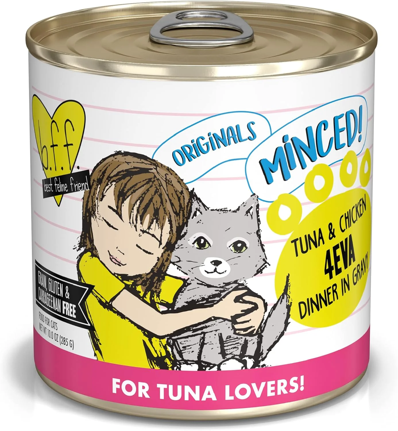Weruva Best Feline Friend (B.F.F.) Tuna & Chicken 4-Eva with Tuna & Chicken in Gravy Cat Food