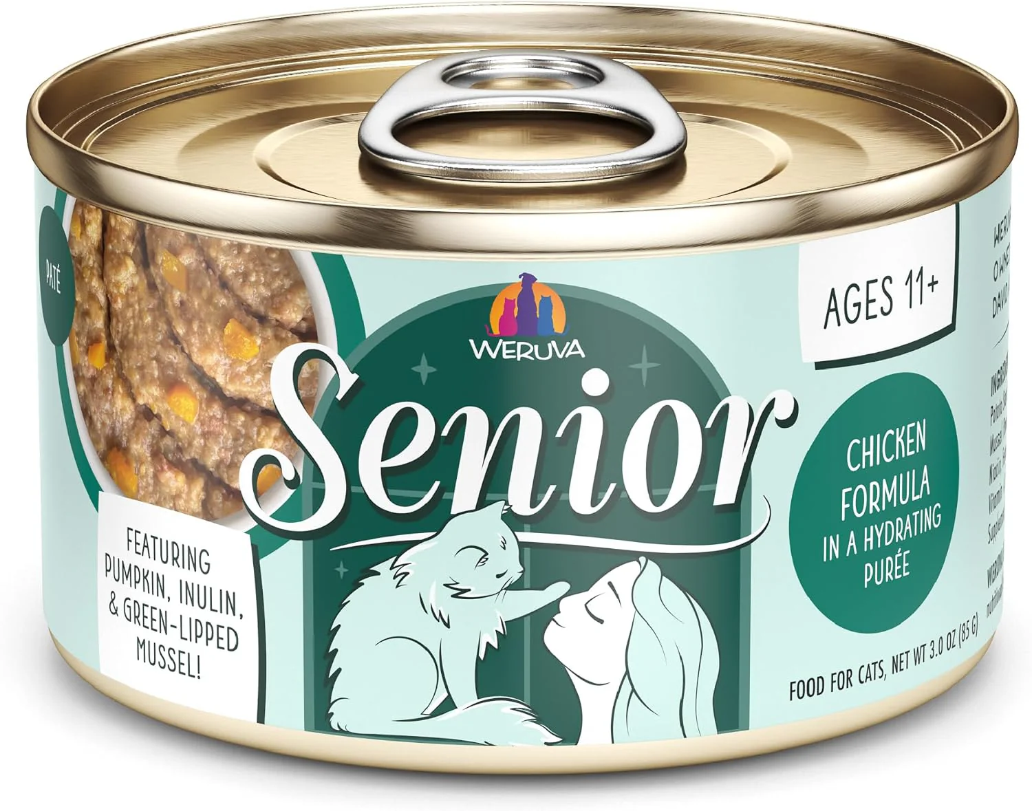 Weruva Cat Senior, Chicken Formula in a Hydrating Purée - Image 11
