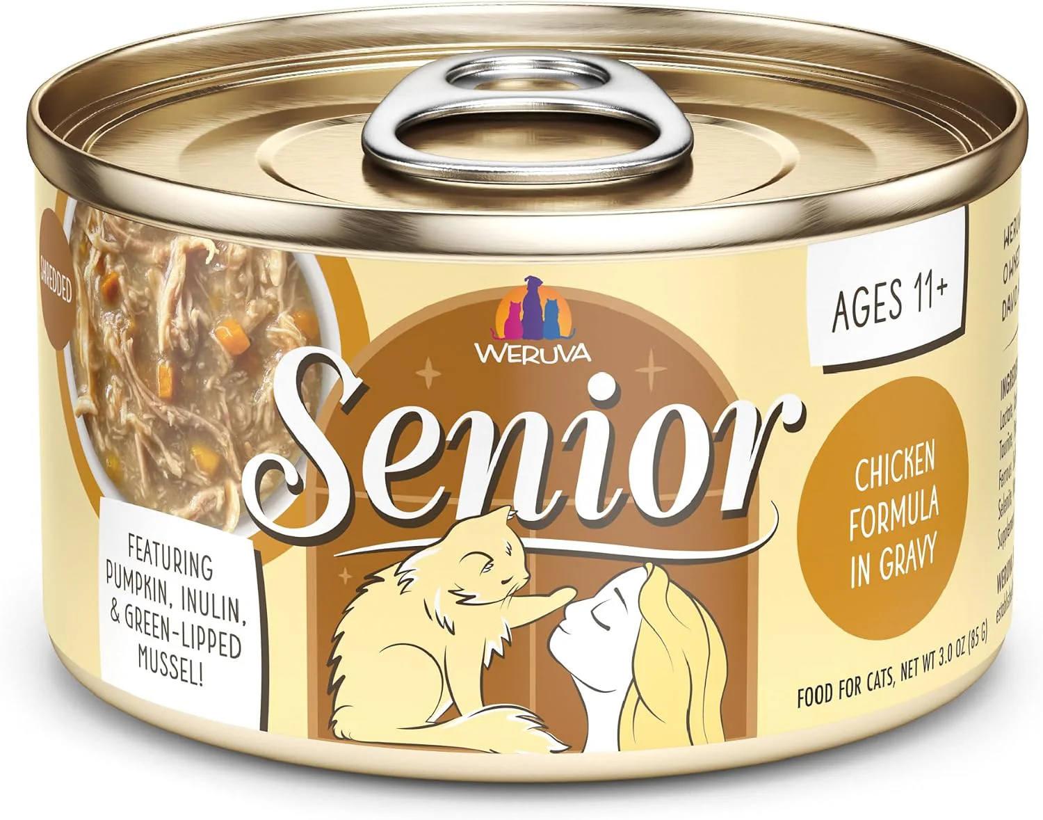 Weruva Cat Senior, Chicken Formula in Gravy