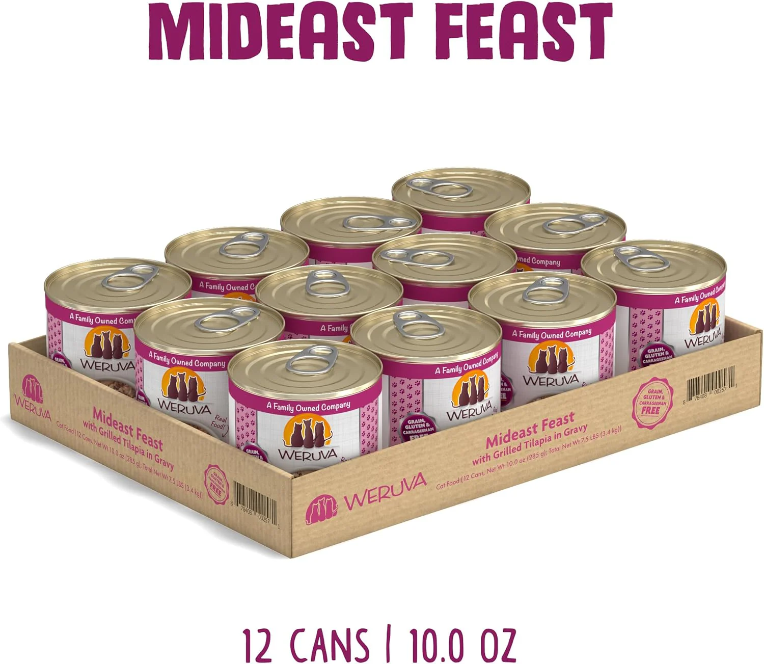 Weruva Classic Cat Food, Mideast Feast with Grilled Tilapia in Gravy - Image 2