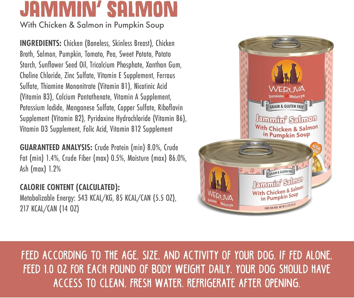 Weruva Classic Dog Food, Jammin' Salmon with Chicken & Salmon in Gravy - Image 5